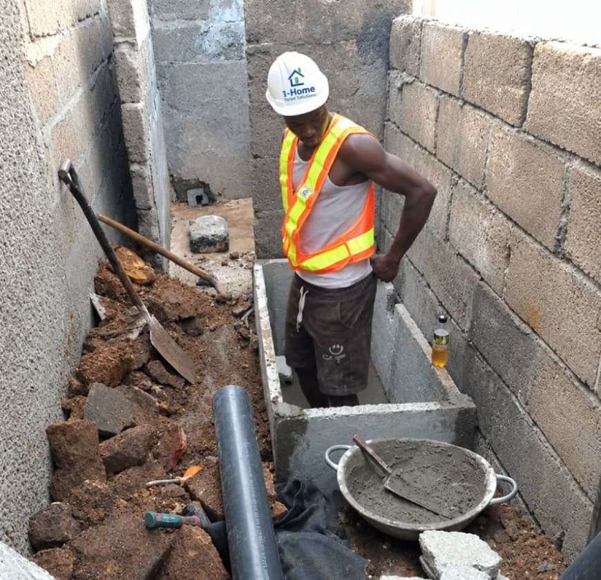 Bio digester construction project